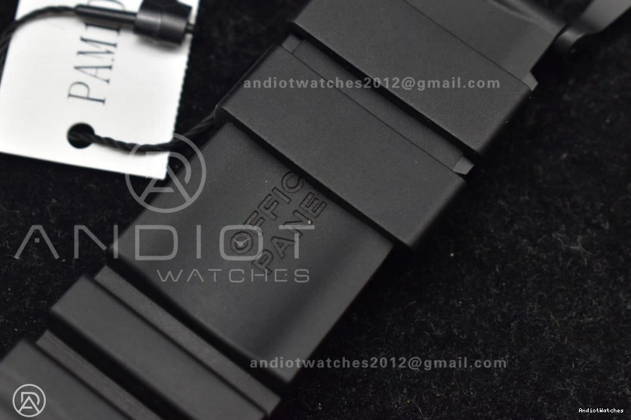 Edition W Black Black Best PAM1070 434 on Rubber 1:1 P Dial Tailored Strap SBF 0514